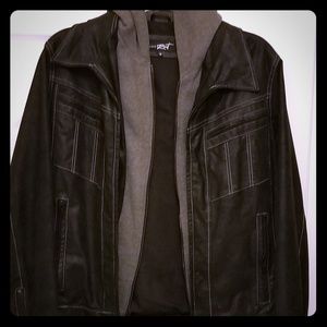 Man's leather jacket